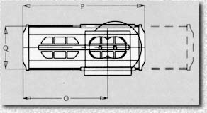 Screening wetting mixer type BF- dimensions
