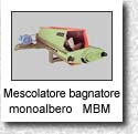 Mescolatore bagnatore monoalbero "MBM"