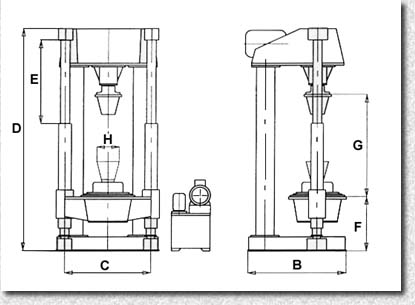 Roller avoid-stone type PV - dimensions