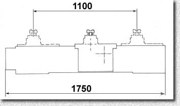 Grinding machine type RT 11 - dimensions