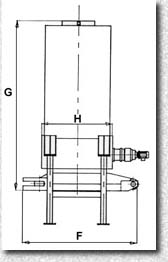 Silo Doser type SA 14 - dimensions