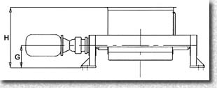 Roller avoid-stones type SPR - dimensions